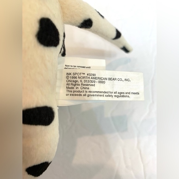 Ink Spot 1996 Dalmatian Dog Plush North American Bear Co. #3290 VTG - Picture 4 of 5